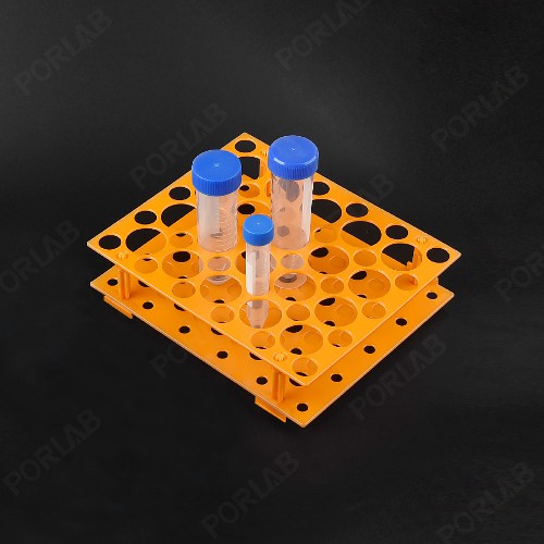 DUAL-USE CENTERFUGE TUBES RACK, ORANGE, TUBES SIZE 15ML AND 50 ML
