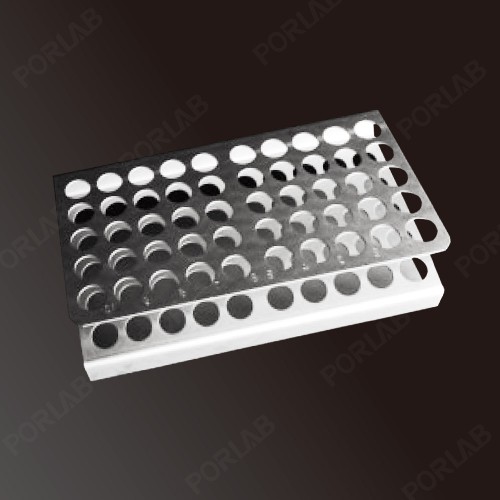 Z-SHAPE TEST TUBES RACK, TUBES DIA. 17 MM, 25 PLACES