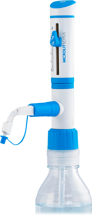 DISPENSER BOTTLE TOP, ADJUSTABLE VOLUME 2.5-30ML