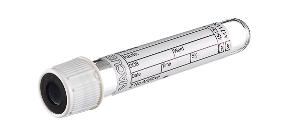 Vacuette Plain CSF no additive, non-ridged cap, paper label, 3 ml