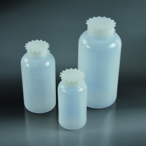 BOTTLE WIDE NECK, PE, GRADUATED, INNER CAP, 1000ML
