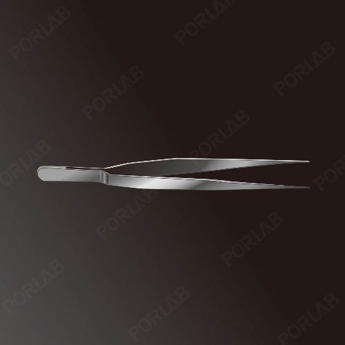 DISSECTING FORCEPS, WITH STRAIGHT FINE TIPS, 180 MM