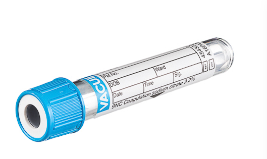 Vacuette Sodium Citrate 3.2 % tube, non-ridged cap, paper label, 2 ml