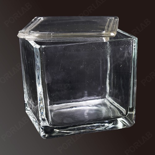STAINING JAR, GLASS, WITH COVER, 30 PLACE