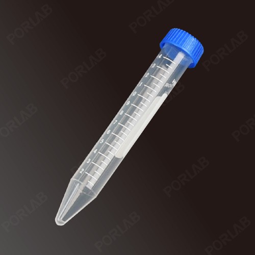 TEST TUBE, PP, GRADUATED, CONICAL BOTTOM, IND. WRAPP STERILE, 15ML
