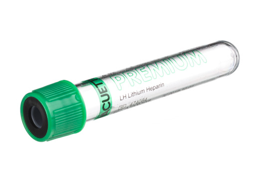 Vacuette LH Lithium Heparin, transparent label, 4 ml