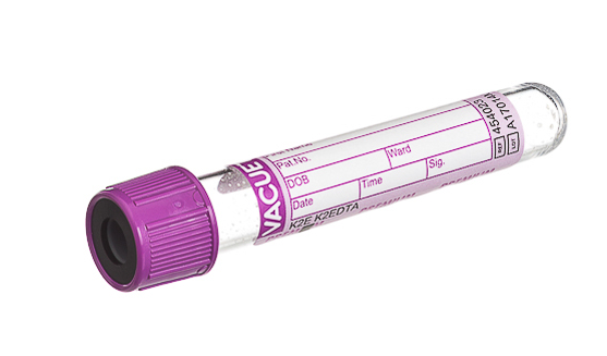 Vacuette EDTA Tube K2E, premium cap, paper label, 4 ml