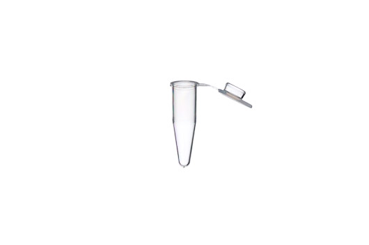 PCR MICROCENTERFUGE TUBE, PP, ATTACHED FROSTED CAP, 0.2 ML