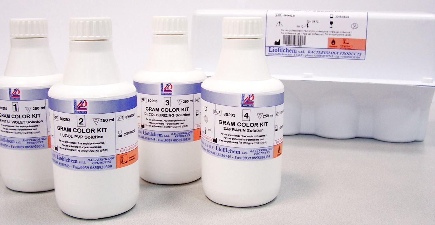 GRAM COLOR STAIN, 4X250ML