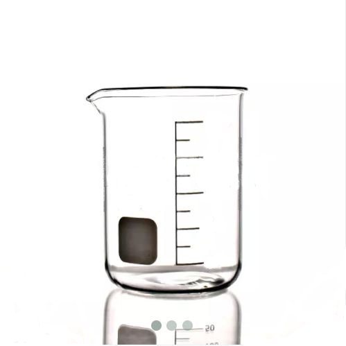 BEAKER, BOROSILICATE GLASS 3.3, GRADUATED, LOW FORM, 10 ML