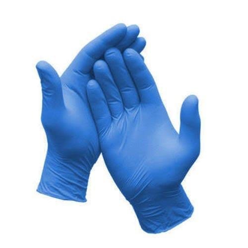 GLOVES NITRILE, POWDER FREE, BLUE, SMALL