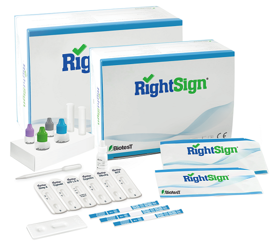 Rotavirus/Adenovirus Rapid Test Cassette, Feces