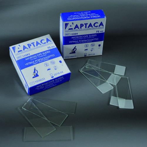 MICROSCOPE SLIDES PLAIN, GROUND EDGES, GLASS, 26X76MM