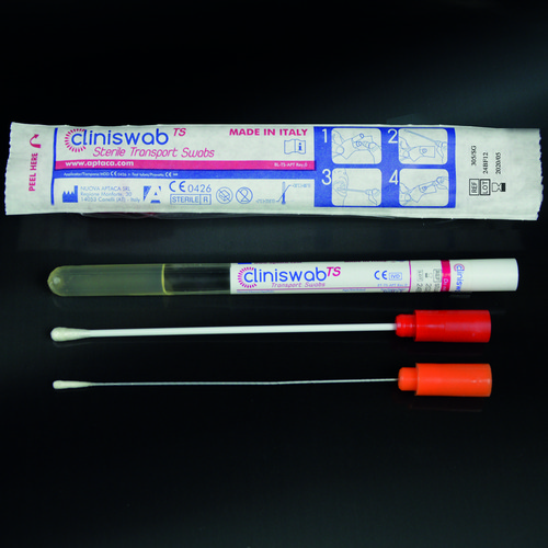 SWAB CULTURE, WITH STUART MEDIA IN TUBE, PLASTIC SHAFT, STERILE