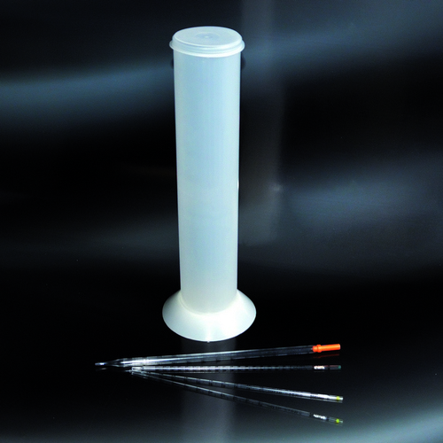 CYLINDER FOR PIPETTES, PP, WITH COVER