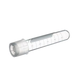 TEST TUBE, PP, GRADUATED, TWO-POSITION VENT STOPPER, ROUND BOTTOM, STERILE, 14-15 ML