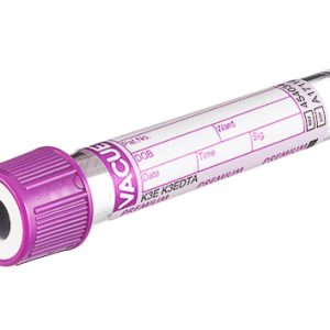 VACUETTE® TUBE K3E K3EDTA, 13x75 lavender cap-white ring, PREMIUM, 1 ML
