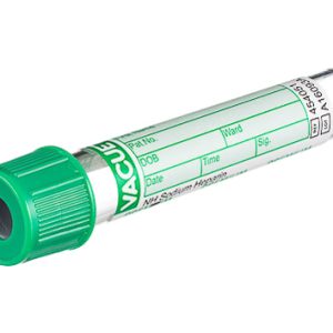 VACUETTE® TUBE NH Sodium Heparin, 13x75 green cap-green ring, PREMIUM, 4 ML