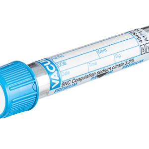 VACUETTE® sodium citrate 3.2% tube, premium cap, paper label, 2 ml