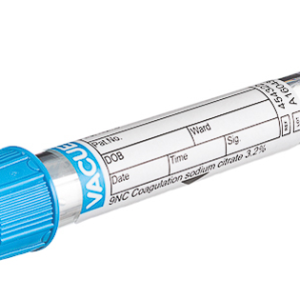 Vacuette Sodium Citrate 3.2 % tube, non-ridged cap, paper label, 2 ml