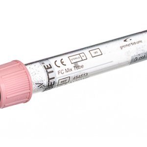 Vacuette FC Mix tube, non-ridged cap, transparent label, 3ml