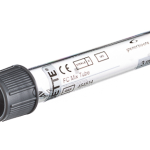 Vacuette FC Mix tube, non-ridged cap, transparent label, 3ml