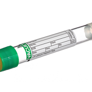 Vacuette LH Lithium Heparin separator, non-ridged cap, paper label, 8 ml