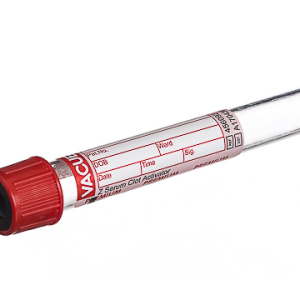 Vacuette Plain Tube, premium cap, paper label, 6 ml