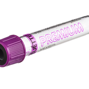Vacuette EDTA Tube K3E, premium cap, transparent label, 4 ml