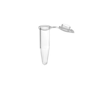 MICROCIFUGEENTR PCR TUBE, PP, ATTACHED FROSTED CAP, 0.5 ML